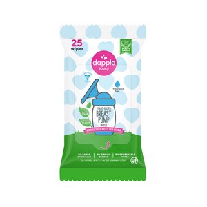 Dapple Baby Breast Pump Cleaning Wipes, 25 CT