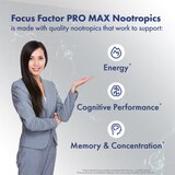 Focus Factor Pro Max Nootropic for Working Professionals & Adult Students Capsules, 60 CT, thumbnail image 2 of 7