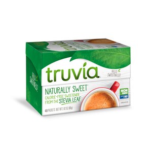 Truvia Naturally Sweet Calorie-Free Sweetener Packets, 40 ct, 2.82 oz