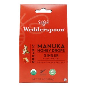 Manuka Organic Honey Drops, Ginger
