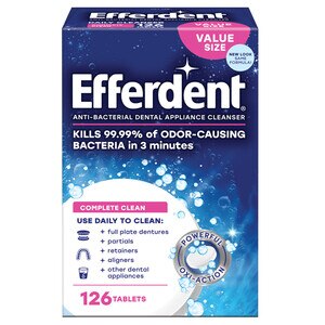 Efferdent Anti-Bacterial Dental Appliance Cleanser