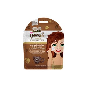 Yes To Coconut Energizing Coffee 3-in-1 Mask, Scrub & Cleanser