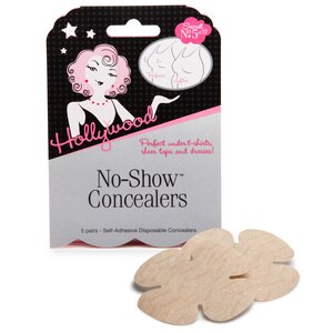 Hollywood Fashion Secrets No Show Nipple Concealers, 5 Pairs