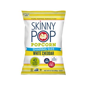 SkinnyPop White Cheddar Popcorn Sharing Size, 6.7 oz