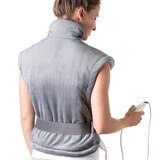 Pure Enrichment PureRelief XL Extra-Long Back and Neck Heating Pad, Gray, thumbnail image 2 of 8