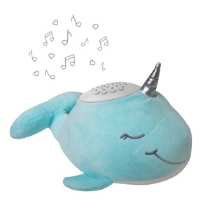 Pure Enrichment PureBaby Sound Sleepers Portable Sound Machine & Star Projector, Narwhal