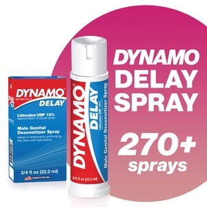 Dynamo Delay Male Desensitizing Spray with 270+ Sprays Per Bottle