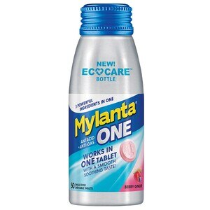 Mylanta One Antacid + Anti-Gas Chewable Tablets