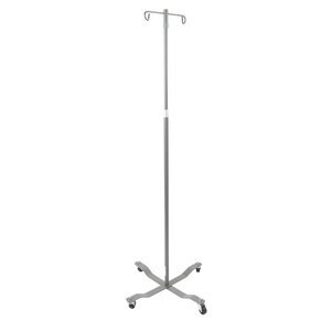 Drive Medical Economy Removable Top I. V. Pole 2 Hook Top