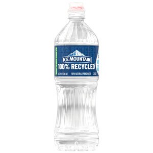 Ice Mountain 100% Natural Spring Water Plastic Bottle, 23.7 oz