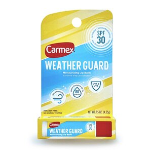 Carmex Weather Guard Moisturizing Lip Balm Stick with SPF 30, 0.15 OZ