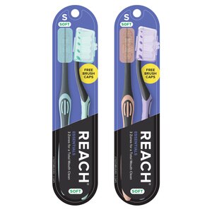 REACH Essentials Soft Toothbrush, 2 CT