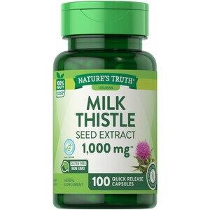 Nature's Truth Milk Thistle Seed Extract Supplement, 1,000 mg, 100 CT