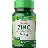 Nature's Truth Chelated Zinc (Zinc Gluconate) 50 mg, thumbnail image 1 of 4