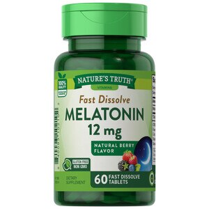 Nature's Truth Melatonin Tablets, 12 mg, 60 CT