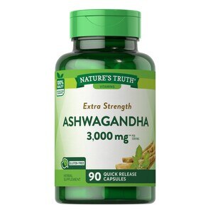 Nature's Truth Extra Strength Ashwagandha 3,000mg Quick Release Capsules, 90 CT