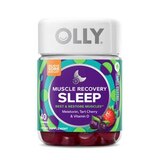 OLLY Muscle Recovery Sleep Gummies, Berry, 40CT, thumbnail image 1 of 6