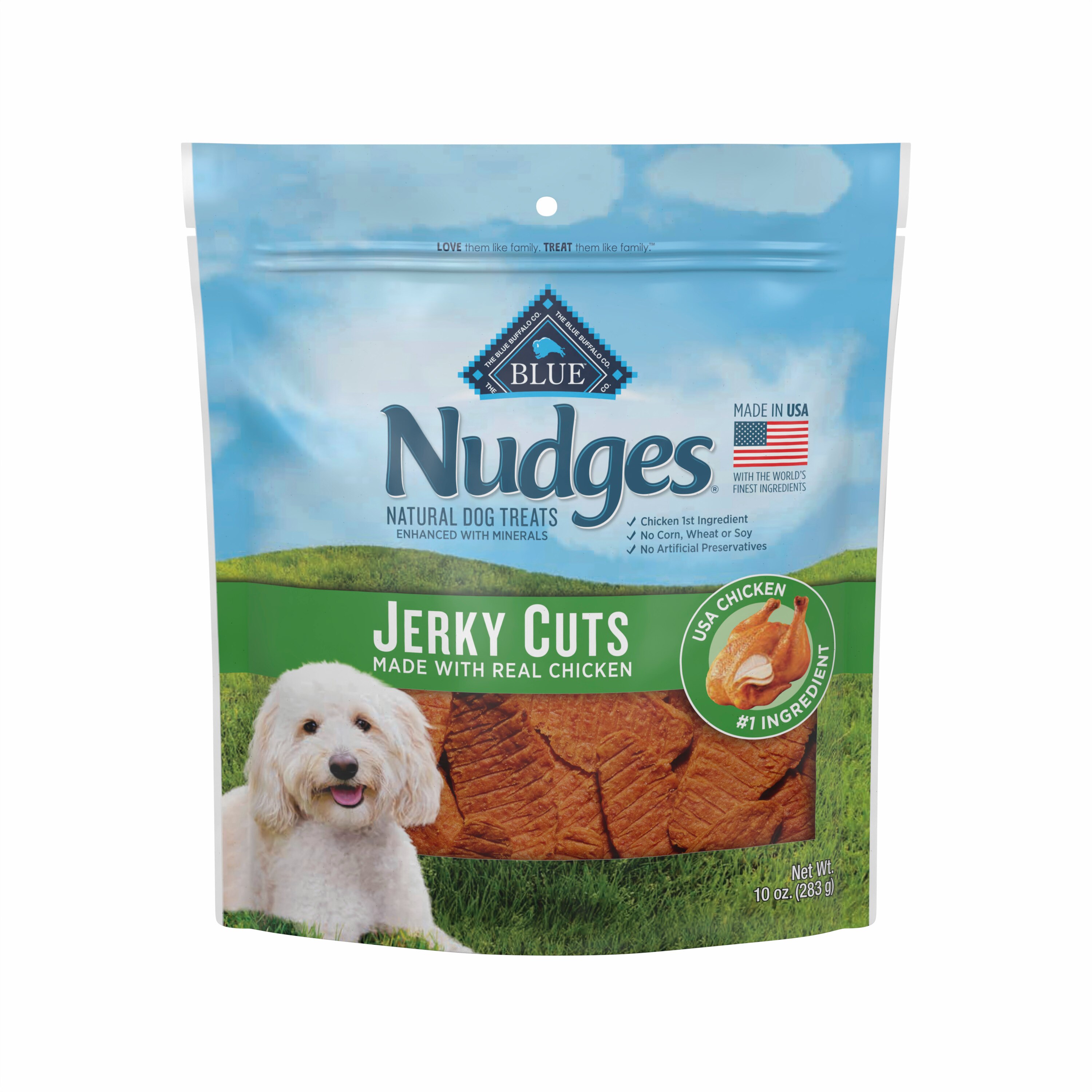 Blue Buffalo Nudges Dog Treat. Chicken Flavor