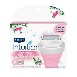 Schick Intuition Women's Razor Blade Refills, Sweet Water Lily