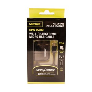 Powerxcel Wall Charger with  Micro USB cable