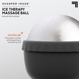 Sharper Image Massage Ice Ball Roller with Mount