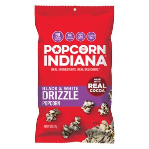 Popcorn Indiana Black & White Drizzlecorn