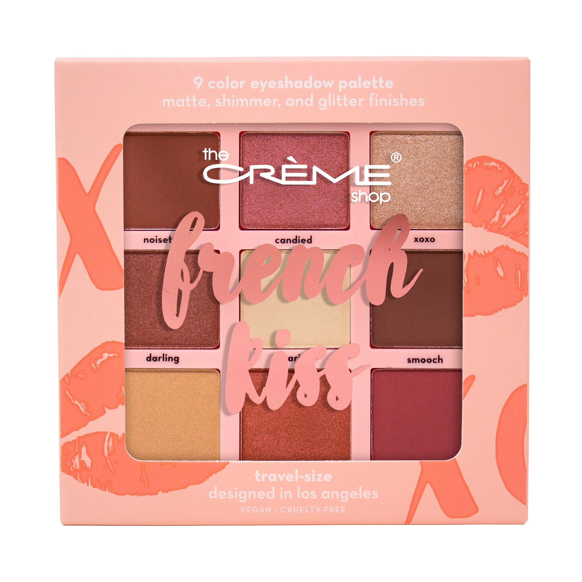 The Crème Shop 9 Color Eyeshadow Palette, French Kiss