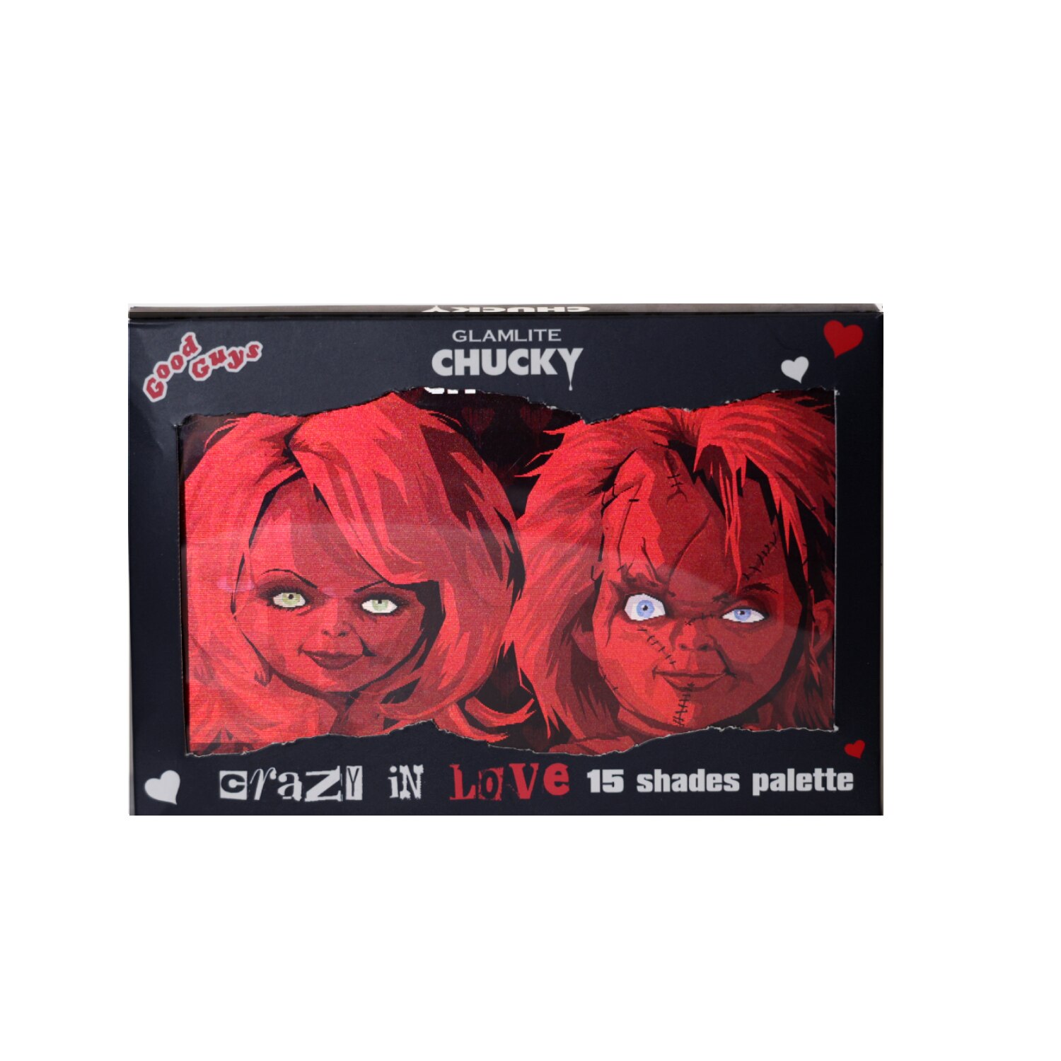 Chucky x Glamlite Crazy In Love Eyeshadow Palette