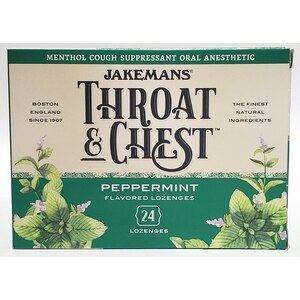 Jakemans Throat & Chest Lozenges Box, Pack of 4, 24ct