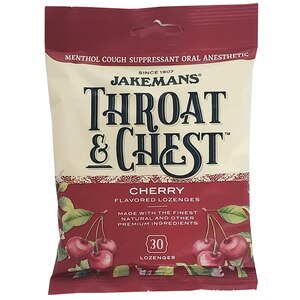 Jakemans Throat & Chest, Lozenges Bag, Pack of 5, 30ct