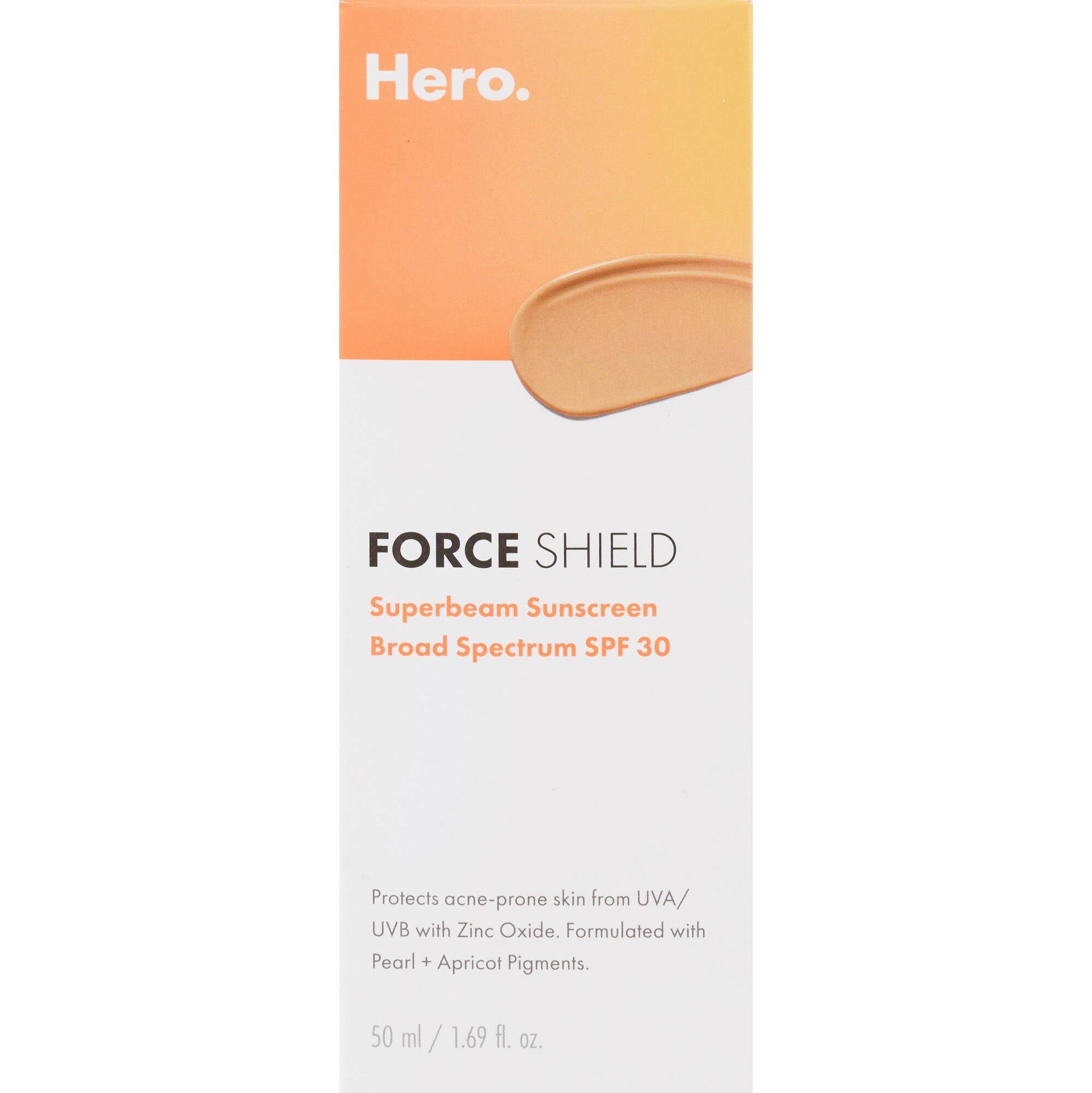 Hero Cosmetics SPF 30 Apricot Mineral Sunscreen, 3.03 OZ
