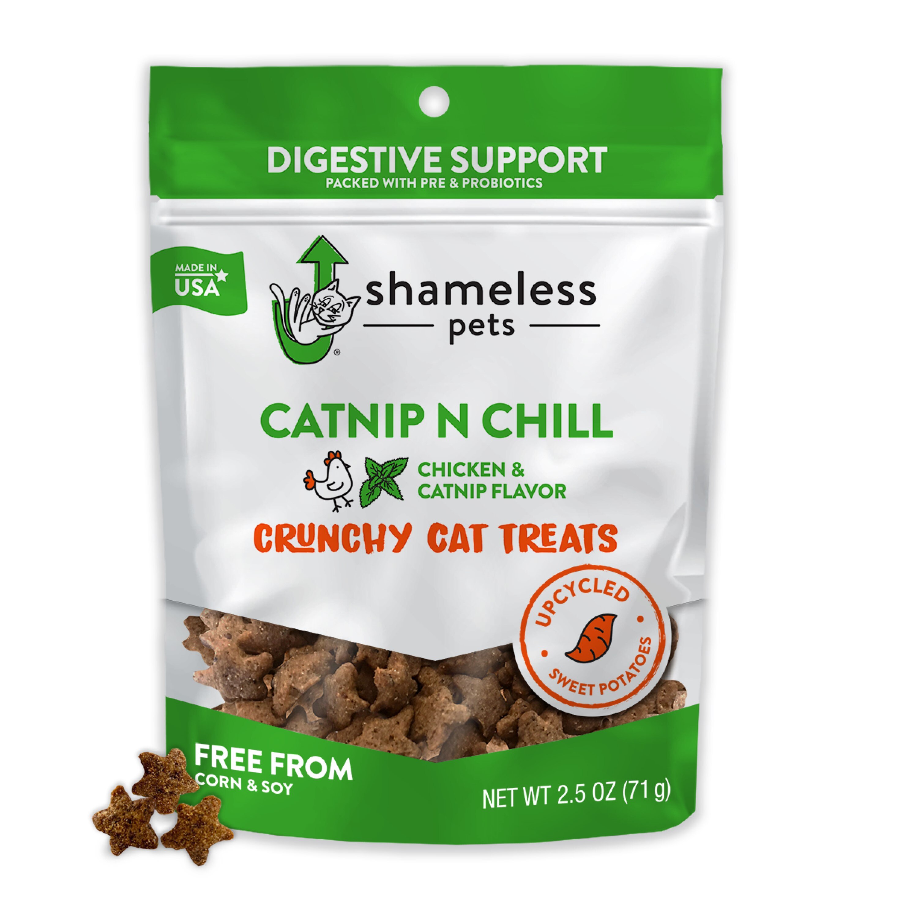 Shameless Pets Catnip N Chill Crunchy Cat Treats