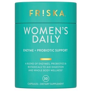 FRISKA Women's Daily Enzyme + Probiotic Support Capsules