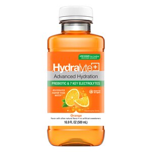 Hydralyte Advanced Hydration Prebiotic Solution, Orange, 16.9 OZ