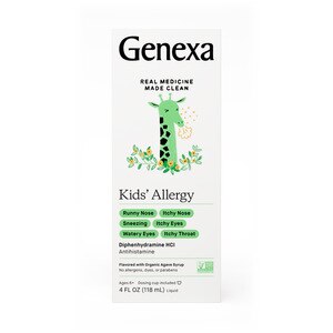 Genexa Kids' Allergy Relief, Diphenhydramine HCl, 4 OZ
