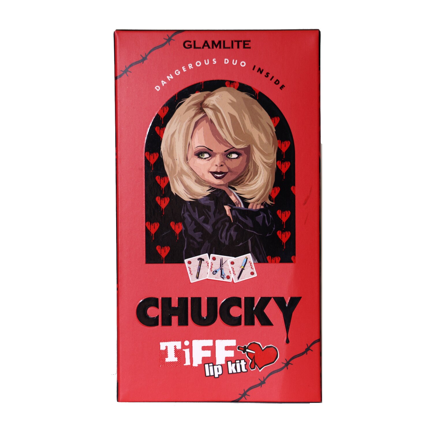 Chucky x Glamlite Lip Kit, Tiff