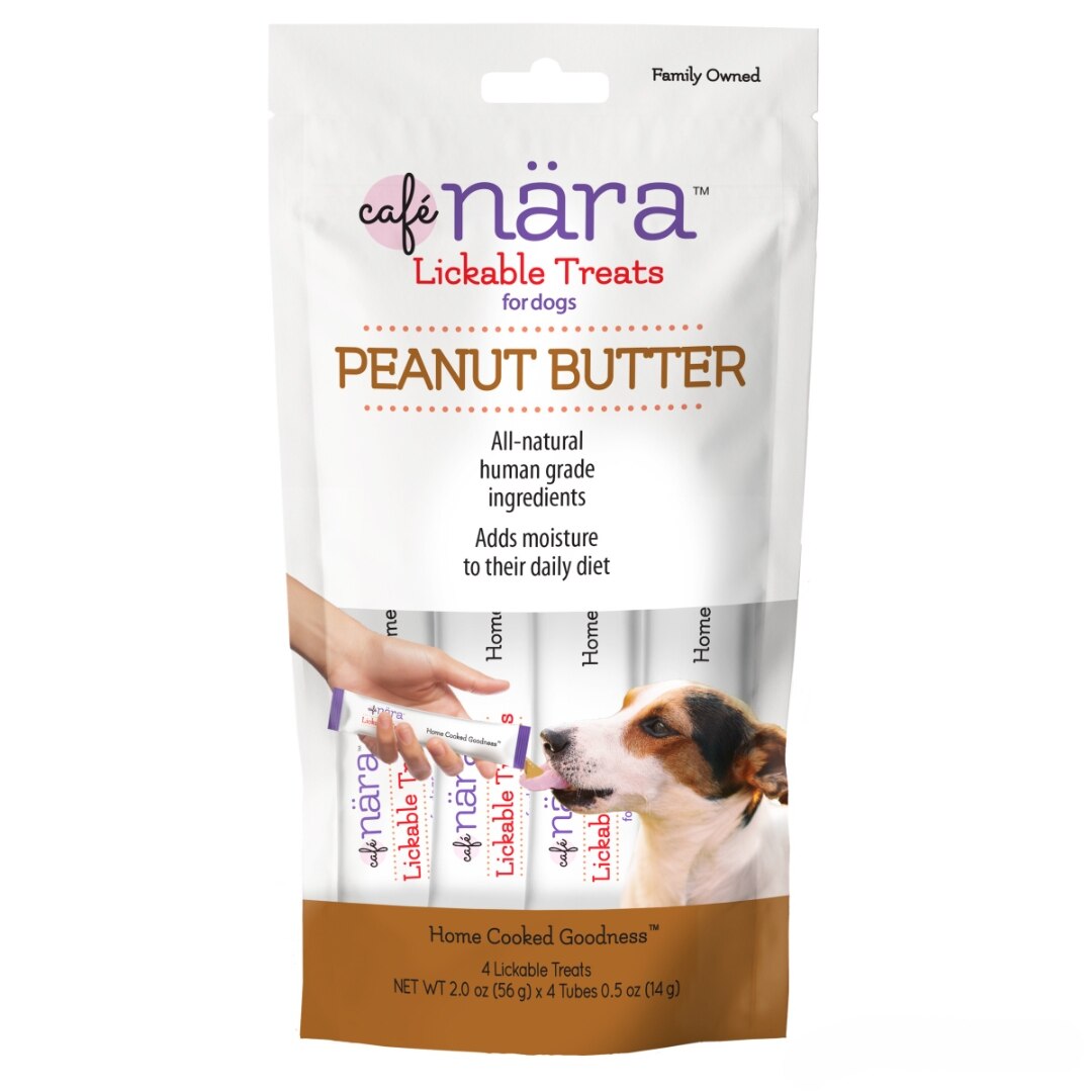 Café Nara Lickable Peanut Butter Treat for Dogs
