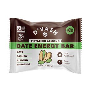 D'Vash Peanut Butter Crunch Date Energy Bar, 1.76 oz