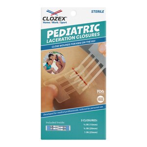 Clozex Pediatric Assorted Sizes Laceration Closures