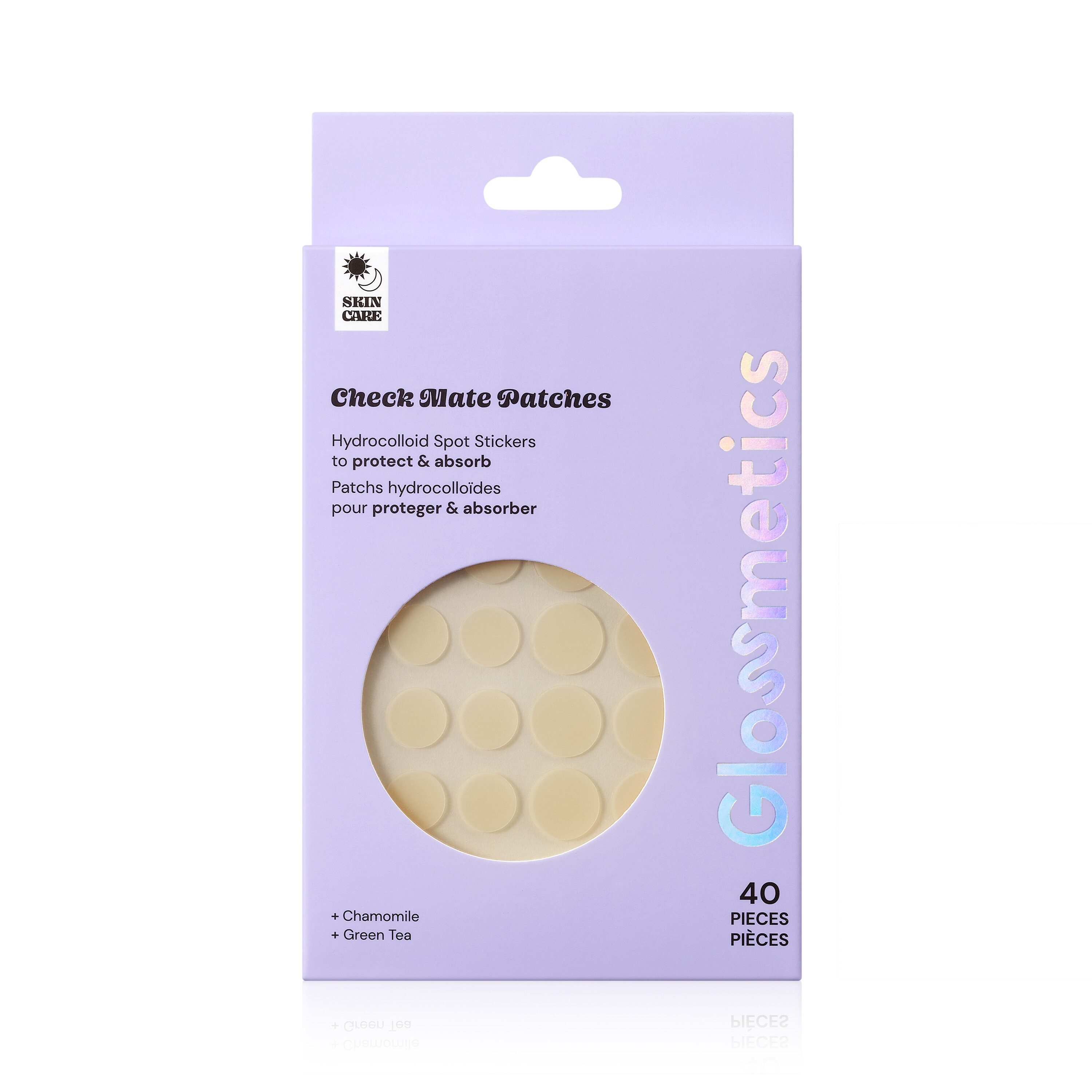 Glossmetics Check Mate Hydrocolloid Spot Stickers, 40 CT