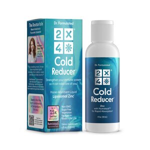 2x4 Cold Reducer, Hyper-Absorbent Liquid Liposomal Zinc, 4 fl oz