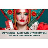 Instantfood Easy Veggies + Fast Fruits Bundle, Whole Food Greens Vegetable & Fruits Vitamins, 180CT, thumbnail image 3 of 8