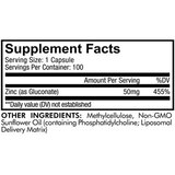 Codeage Liposomal Zinc, 3-Month + Supply, Zinc Gluconate Essential Mineral Vegan Supplement, Non-GMO, 100 CT, thumbnail image 5 of 5