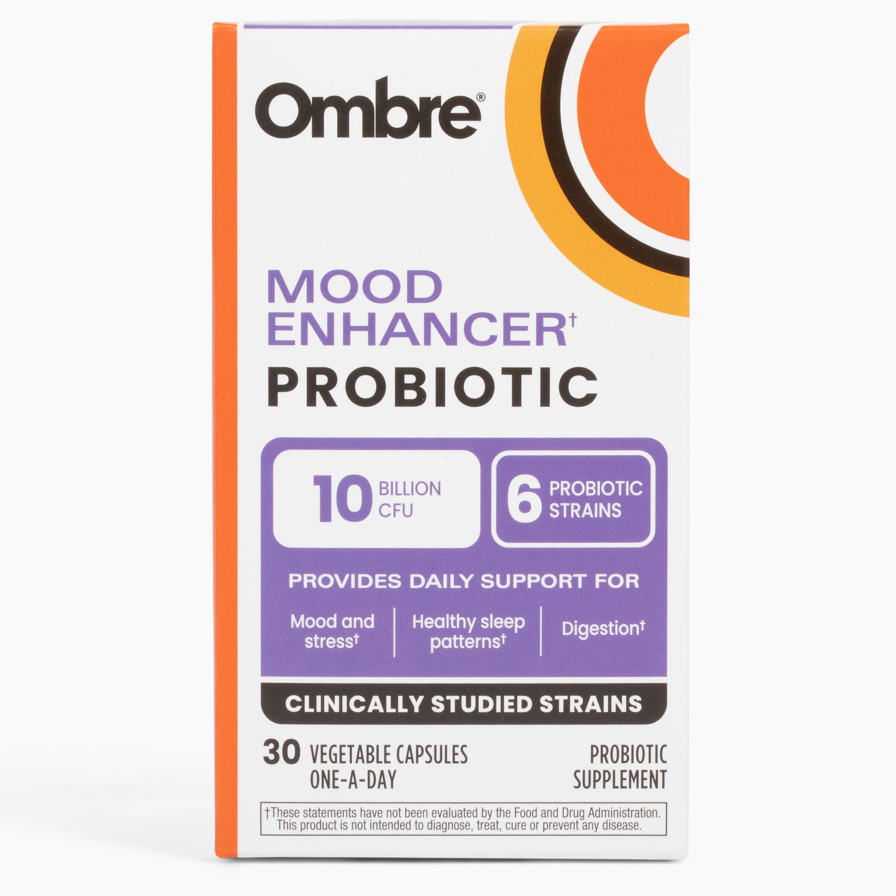 Ombre Mood Enhancer Probiotics, 30 CT