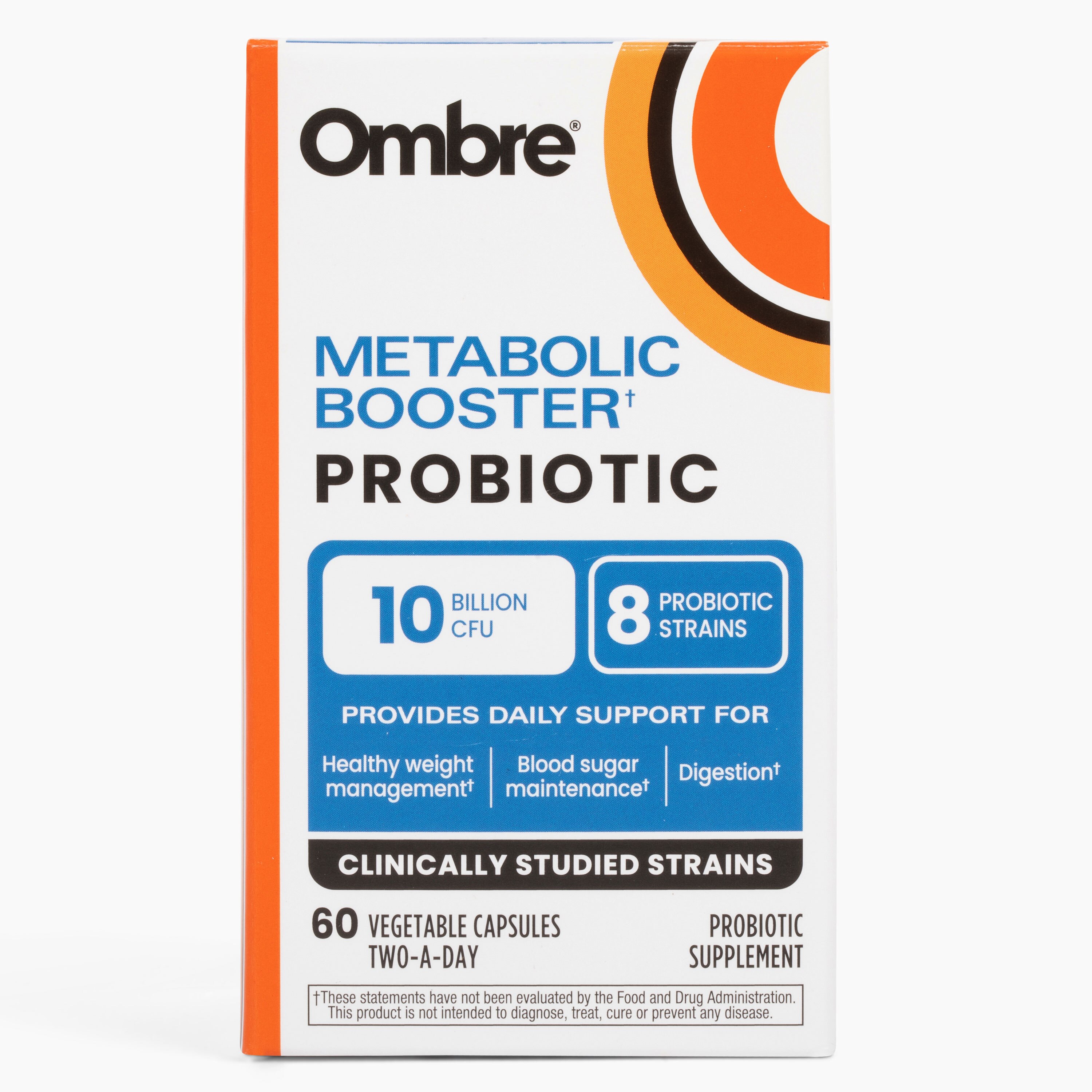 Ombre Metabolic Booster Probiotics, 60 CT