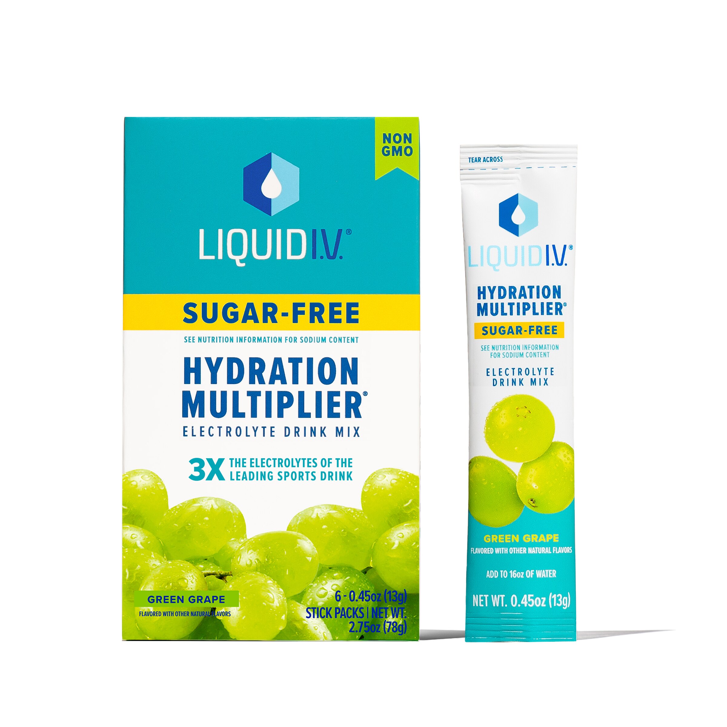 Liquid I.V. Hydration Multiplier, Sugar Free, 6 CT