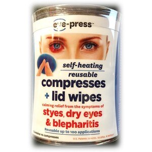 Eye Press Self Heating Reusable Eye Compress & Lid Wipes, 10 CT