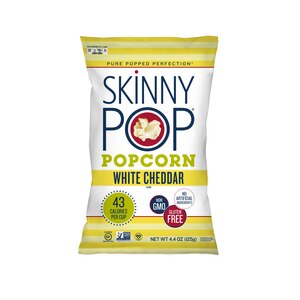 SkinnyPop White Cheddar Popcorn, 4.4 oz