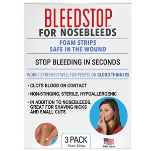 BleedStop Nosebleed Strips, 3 CT