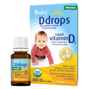 Baby Ddrops Organic Vitamin D3 Drops, 60 drops (0.06 fl. oz.)